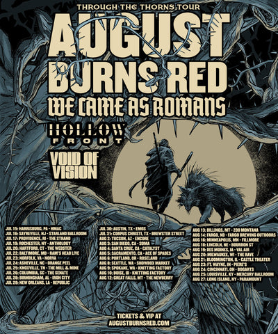 Summer Tour Announced with August Burns Red
